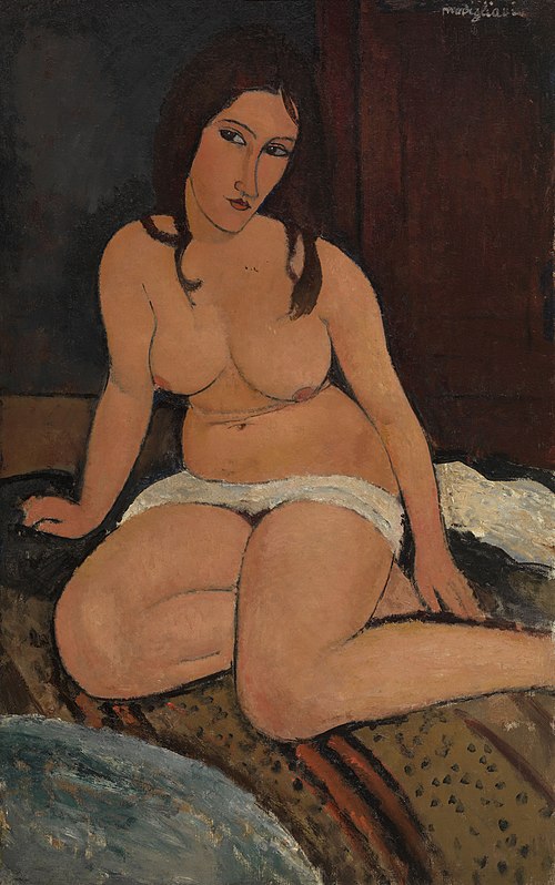 Seated Nude, 1917, Amedeo Modigliani