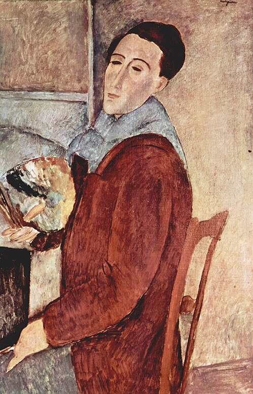 Autoportrait, 1919, Amedeo Modigliani