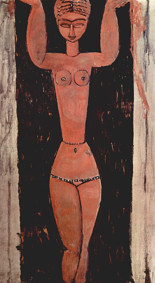Caryatide, 1913, Amedeo Modigliani