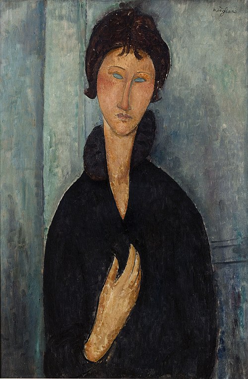 Femme aux yeux bleus, 1918, Amedeo Modigliani