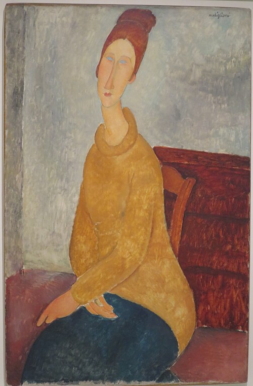 Le Sweater jaune, 1918, Amedeo Modigliani