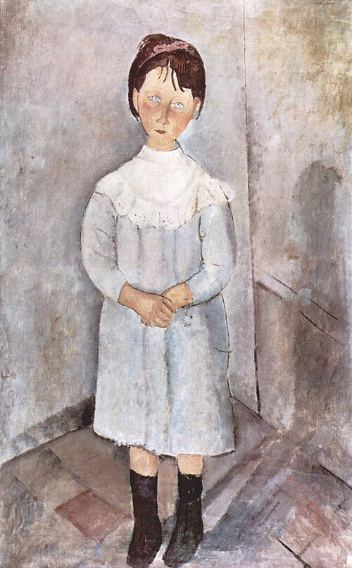 Little Girl in Blue, 1918, Amedeo Modigliani
