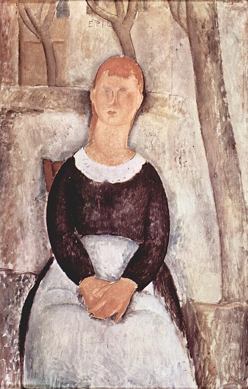 The Pretty Vegetable Vendor, 1918, Amedeo Modigliani