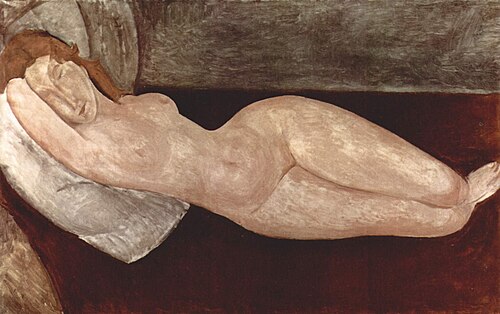 Reclining Nude, 1919, Amedeo Modigliani