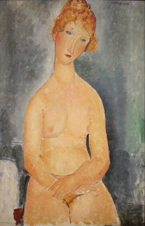 Nu assis, 1918, Amedeo Modigliani