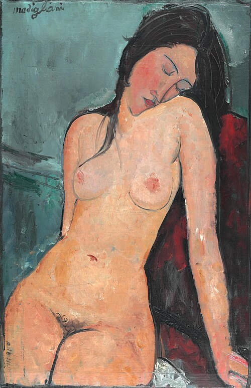 Female Nude, 1916, Amedeo Modigliani