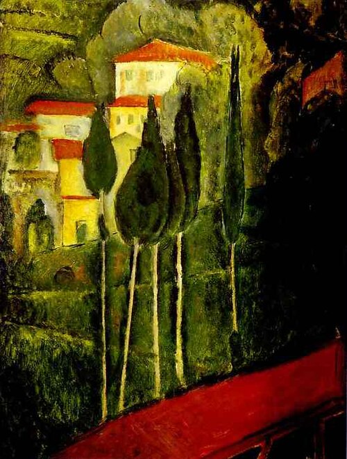 Paysage du midi, 1919, Amedeo Modigliani