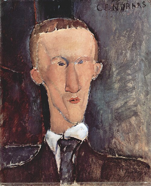 Portrait de Blaise Cendrars, 1917, Amedeo Modigliani