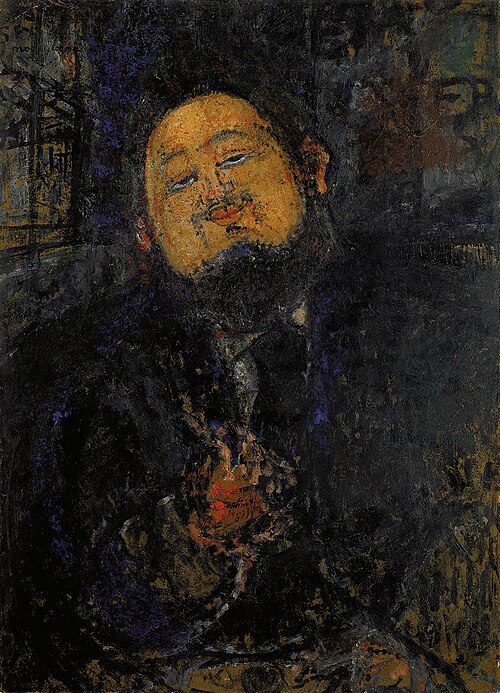 Portrait of Rivera, 1914, Amedeo Modigliani