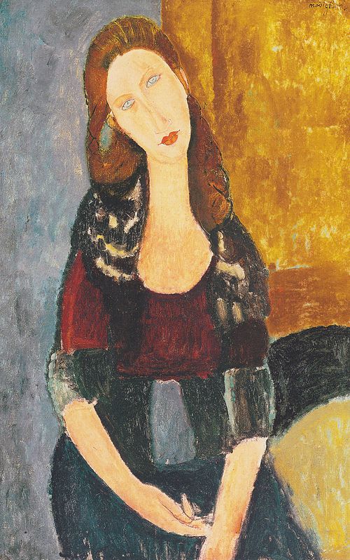 Portrait of Jeanne Hébuterne, 1918, Amedeo Modigliani