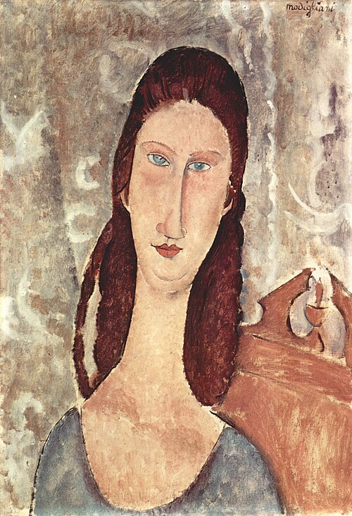 Portrait de Jeanne Hébuterne, 1919, Amedeo Modigliani
