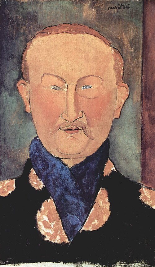 Léon Bakst, 1917, Amedeo Modigliani