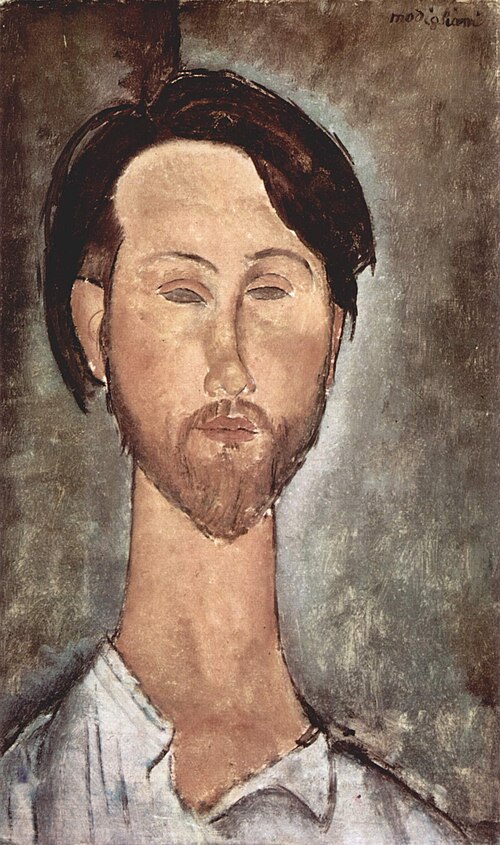 Portrait of Léopold Zborowski, 1918, Amedeo Modigliani