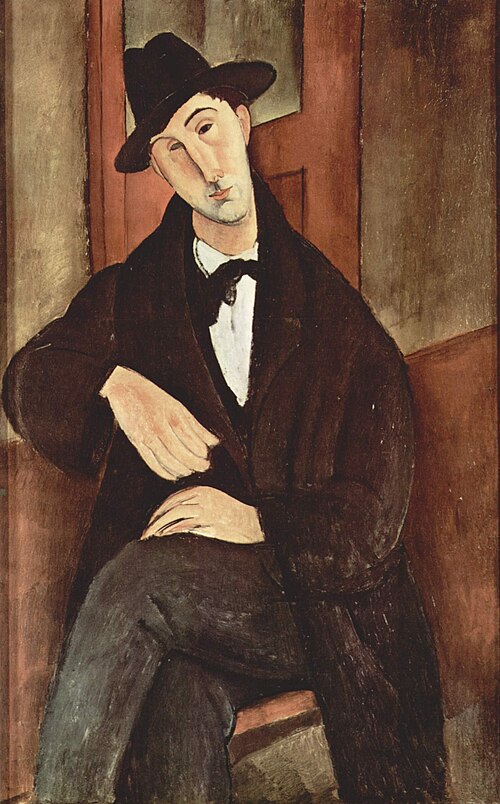 Portrait of Mario Varfogli, 1919, Amedeo Modigliani