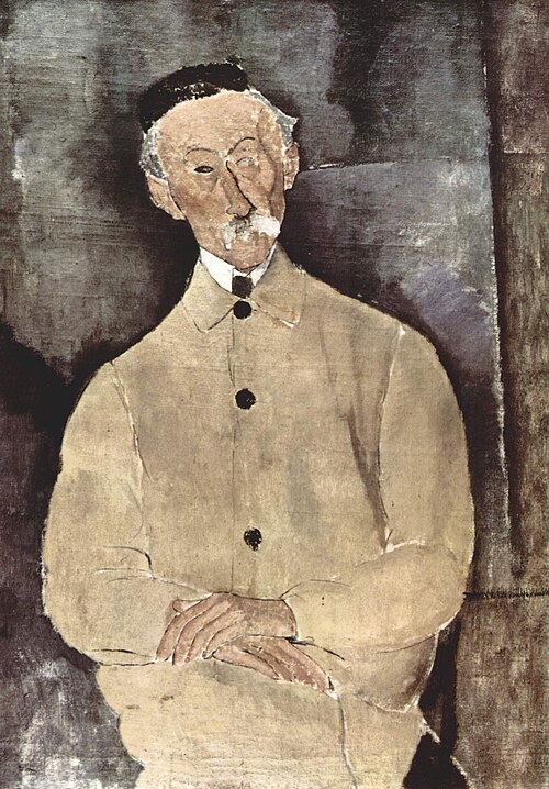 Portrait of Monsieur Lepoutre, 1916, Amedeo Modigliani