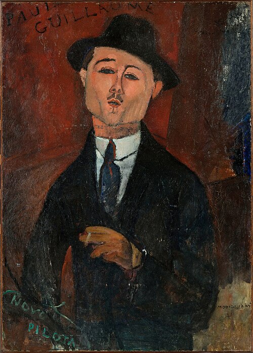 Paul Guillaume, Novo Pilota, 1915, Amedeo Modigliani