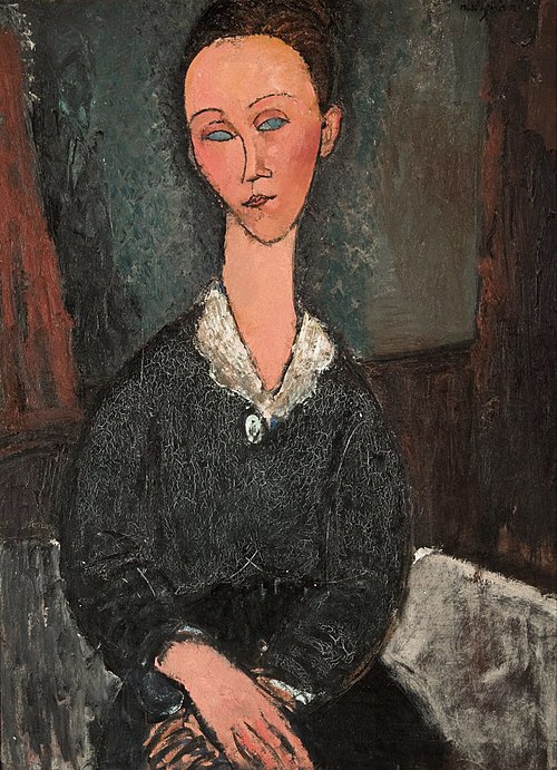 Portrait of a Woman with a white Collar, 1917, Amedeo Modigliani