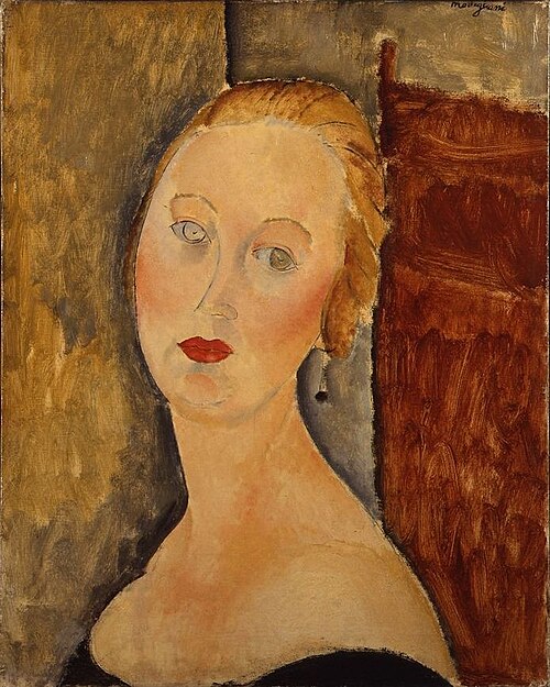 La Femme blonde, 1918, Amedeo Modigliani
