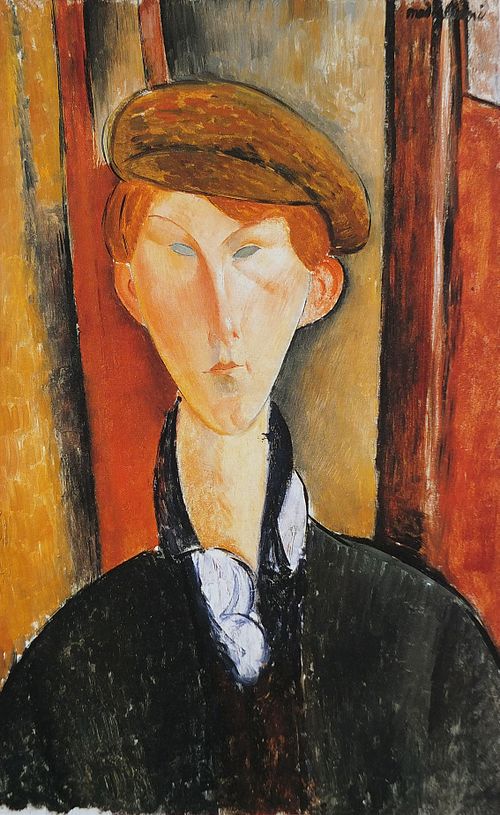 Young Man with a Cap, 1919, Amedeo Modigliani