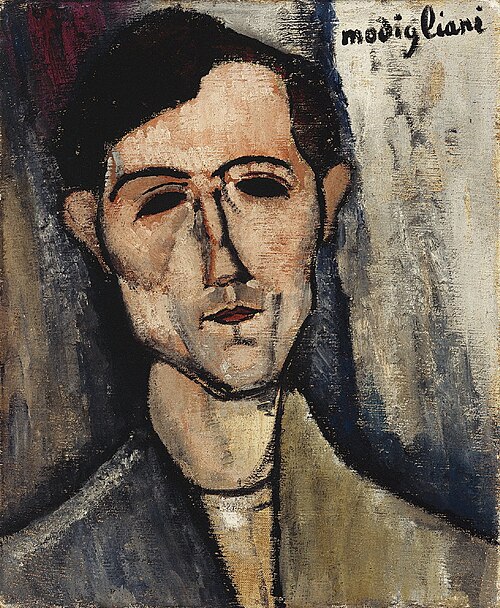 A Man, 1916, Amedeo Modigliani
