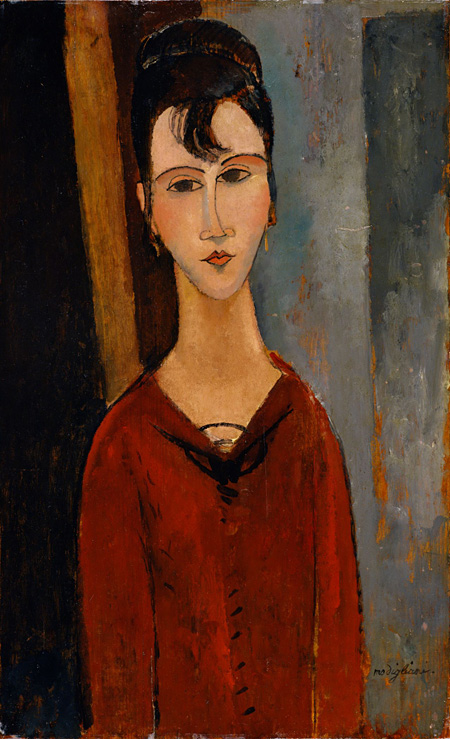 Portrait of a Woman (Mme C.D.), 1916, Amedeo Modigliani