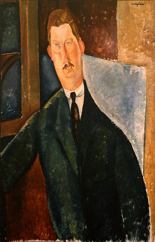 Portrait of Man, 1919, Amedeo Modigliani