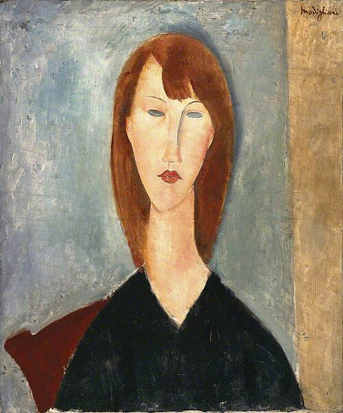 Portrait of an unknown model, 1918, Amedeo Modigliani