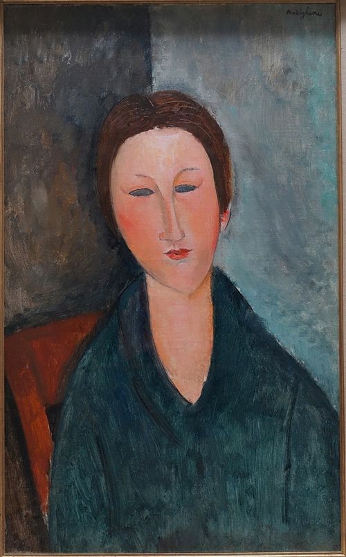 Buste de jeune fille (Mademoiselle Marthe), 1916, Amedeo Modigliani