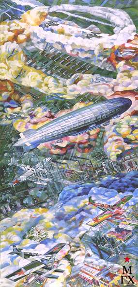 Dirigeable, 1933, Vassily Kouptsov