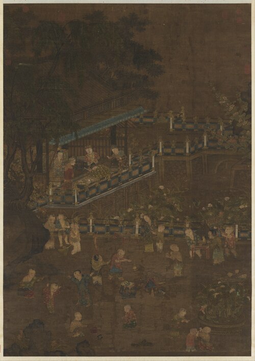 Children Playing on the Dragon Boat Festival, , Su Hanchen