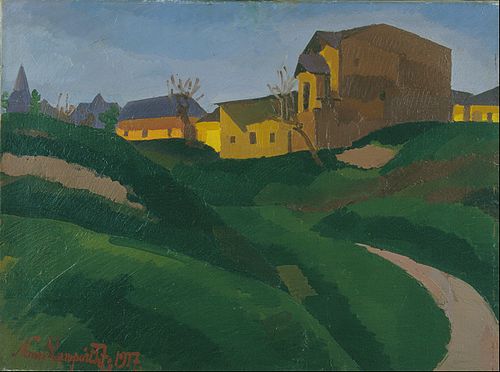 On the Slopes of Gellért Hill, 1917, József Nemes Lampérth