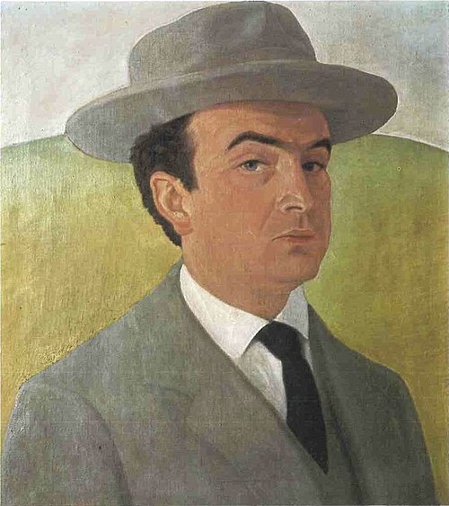 Selbstbildnis, 1914, Gustav Wunderwald