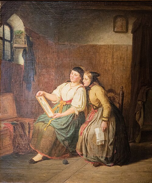 Portrait des Geliebten, 1858, Hubert Salentin