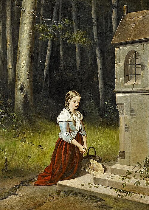 Gebet am Bildstock, , Hubert Salentin