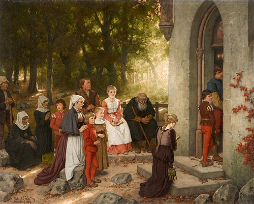Chapel in the Forest, 1897, Hubert Salentin