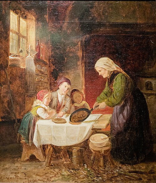 Das Mittagsmahl, 1857, Hubert Salentin