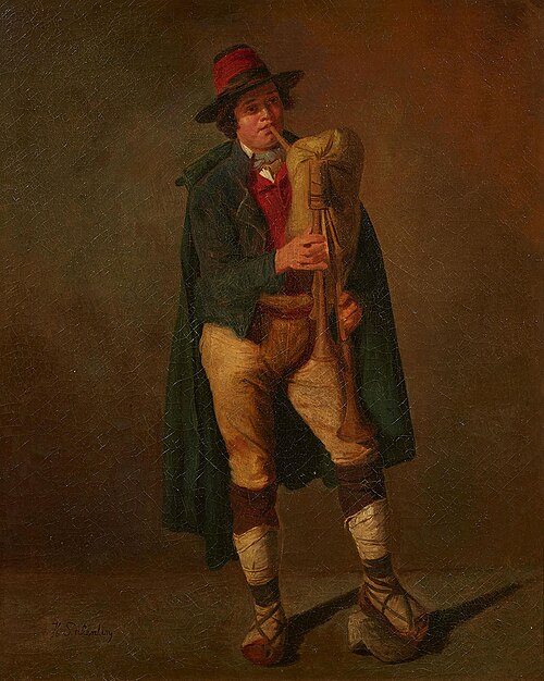 Bagpipe Player, , Hubert Salentin