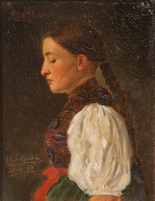 Amalie Albiez, 1853, Hubert Salentin