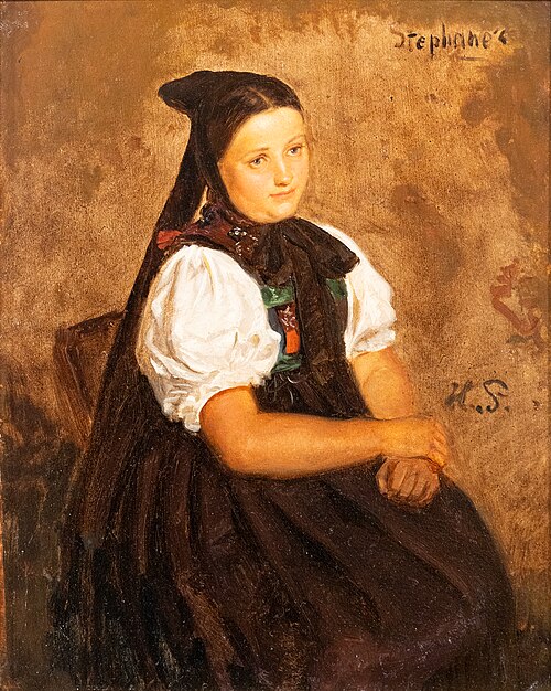 Das Schwarzwaldmädchen Stephane, 1853, Hubert Salentin