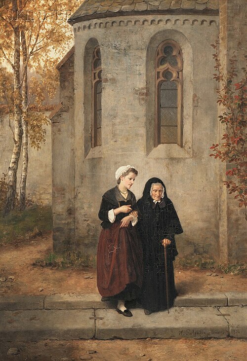 Daily services, 1876, Hubert Salentin