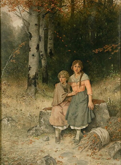 The Kindling Gatherers, 1907, Hubert Salentin