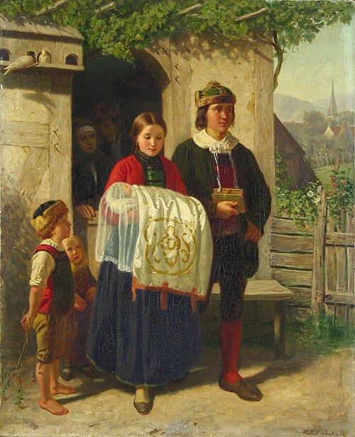 Baptism, 1856, Hubert Salentin