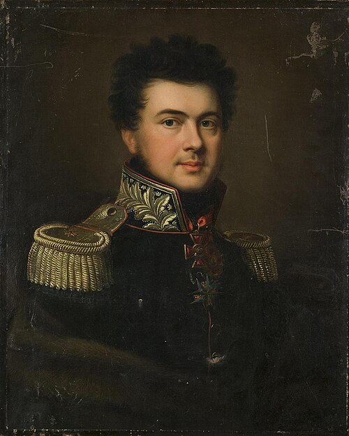Portrait of Major General I.I. Sabir, 1814, János Rombauer