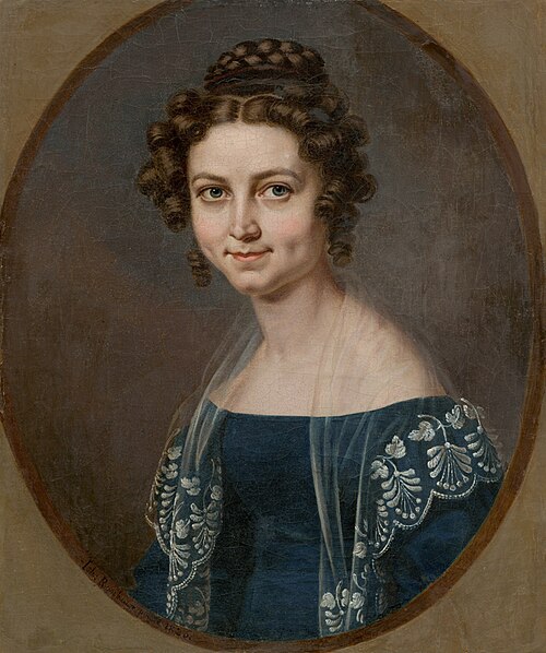 Portrait of a Young Woman, 1826, János Rombauer