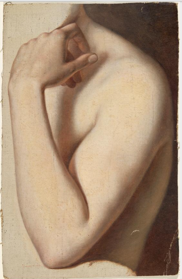 Arm and Shoulder of Nude Model, , Frederic William Burton