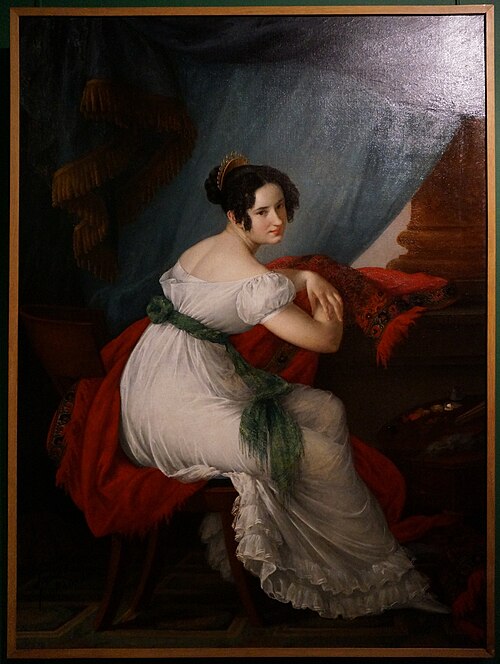 Portrait de Sophie Fontaine, 1819, Sophie Fontaine