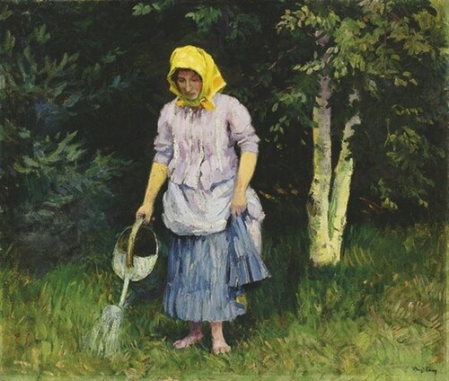 Kertben, 1912, Sándor Nyilasy