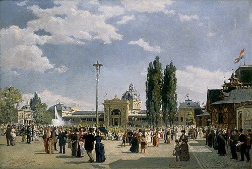 National Exhibition in Budapest in 1885, 1886, Róbert Nádler