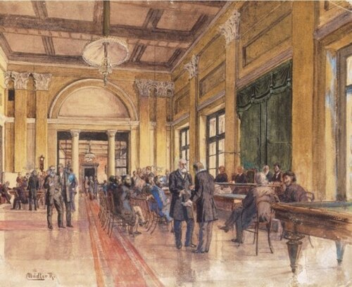 Kálmán Tisza in the Liberal Club, , Róbert Nádler
