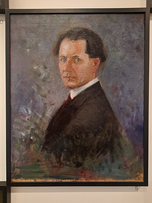 Self-Portrait, 1928, Khalil Saleeby